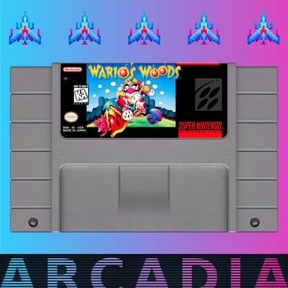 Wario's Woods (Super Nintendo) (Loose Cartridge)