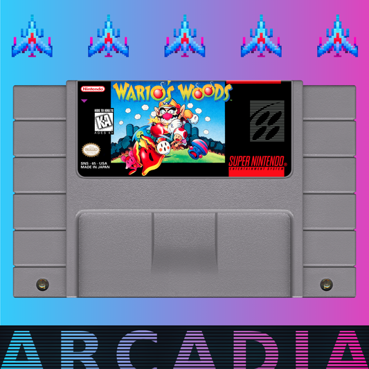 Wario's Woods (Super Nintendo) (Loose Cartridge)